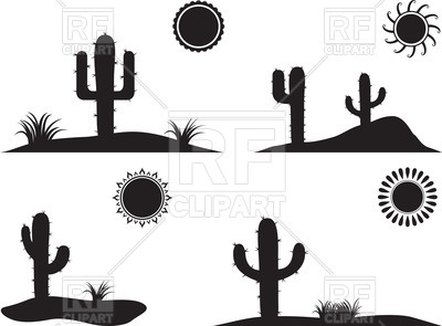 Cactus Clipart Vector at Vectorified.com | Collection of Cactus Clipart ...