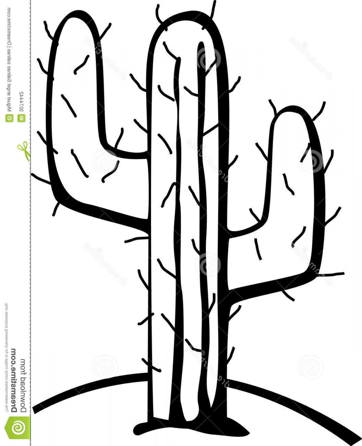1268x1560 Stock Photography Cactus Desert Vector Illustration Image Soidergi