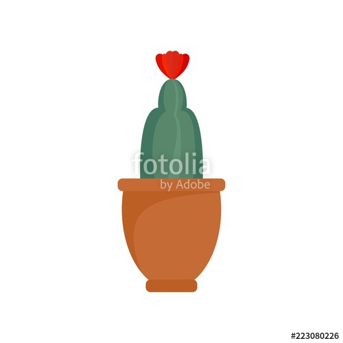 Cactus Flower Icon Flat Illustration Of Cactus Flower Vector Icon 500x500 Cactus Flower Icon Flat Illustration Of Cactus Flower Vector Icon