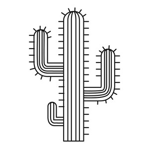 Cactus, Desert Plant Icon Outline Illustration Of Cactus, Desert 300x300 Cactus, Desert Plant Icon Outline Illustration Of Cactus, Desert