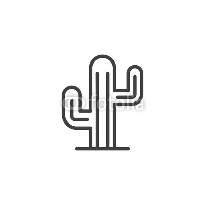 Cactus Outline Icon Linear Style Sign For Mobile Concept And Web 400x400 Cactus Outline Icon Linear Style Sign For Mobile Concept And Web