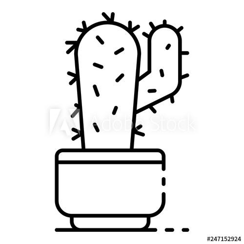 Cactus Plant Icon Outline Cactus Plant Vector Icon For Web Design 500x500 Cactus Plant Icon Outline Cactus Plant Vector Icon For Web Design
