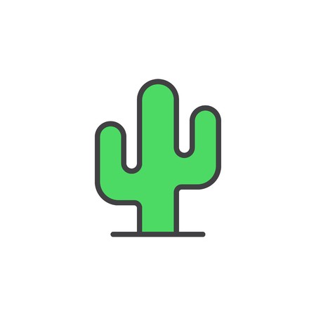 Desert Plant, Cactus Line Icon, Filled Outline Vector Sign, Linear 450x450 Desert Plant, Cactus Line Icon, Filled Outline Vector Sign, Linear