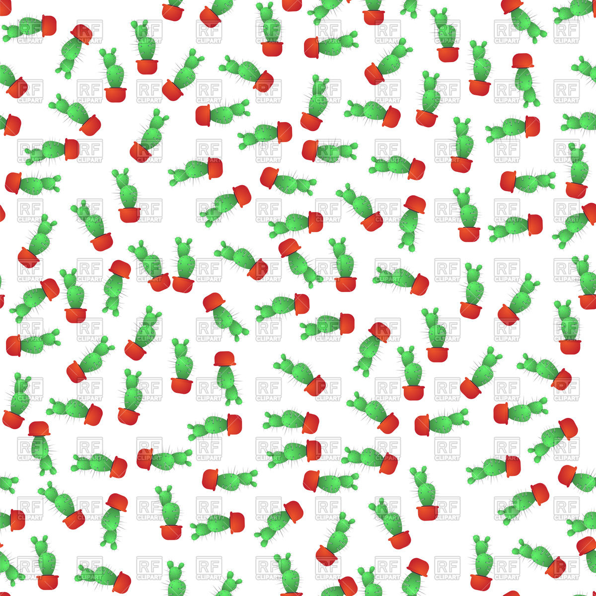 Green Cactus Seamless Pattern Vector Image Of Backgrounds 1200x1200 Green Cactus Seamless Pattern Vector Image Of Backgrounds