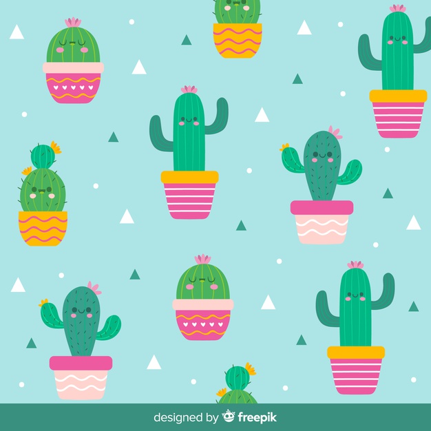 Cactus Pattern Vector Free Download 626x626 Cactus Pattern Vector Free Download