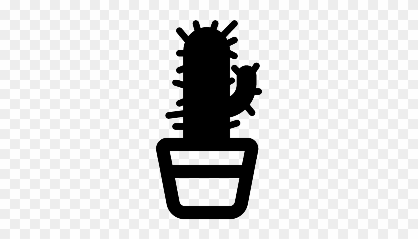 840x481 Cactus In A Pot Vector