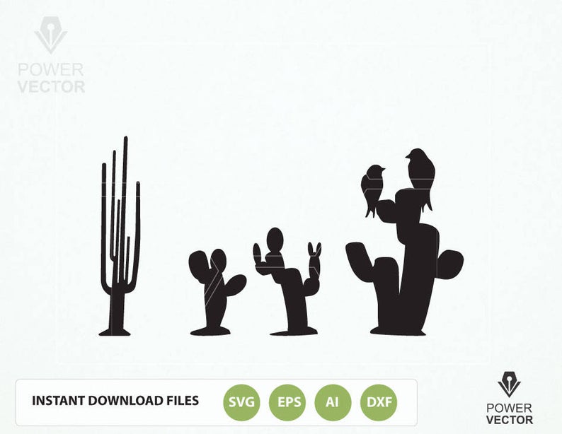 794x614 Cactus File Cactus Clipart Cactus Silhouette Vector Etsy