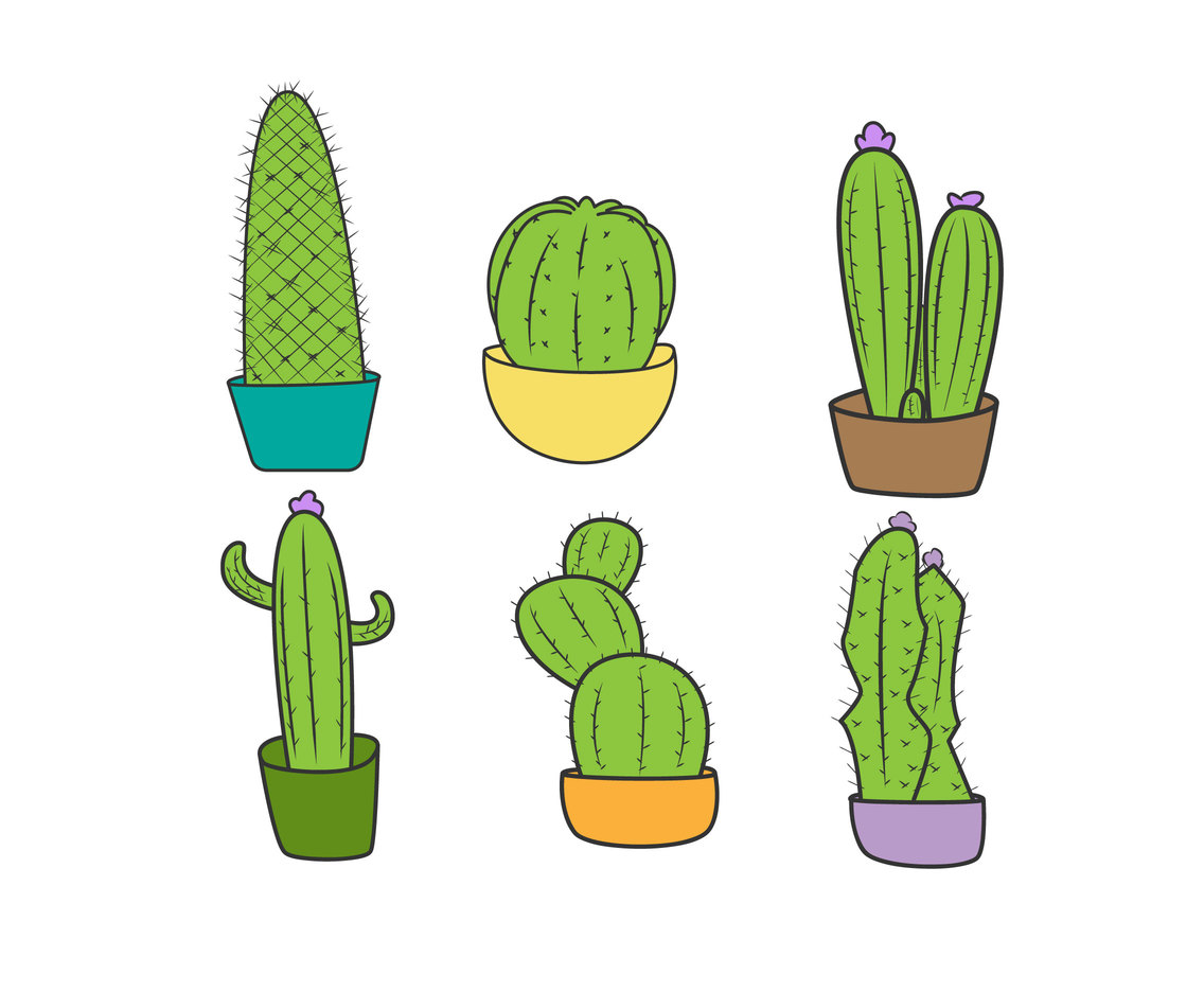 Cactus Plants Vector Vector Art Graphics 1136x936 Cactus Plants Vector Vector Art Graphics