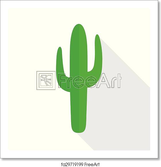 Free Art Print Of Vector Cactus Vector Illustration 561x581 Free Art Print Of Vector Cactus Vector Illustration
