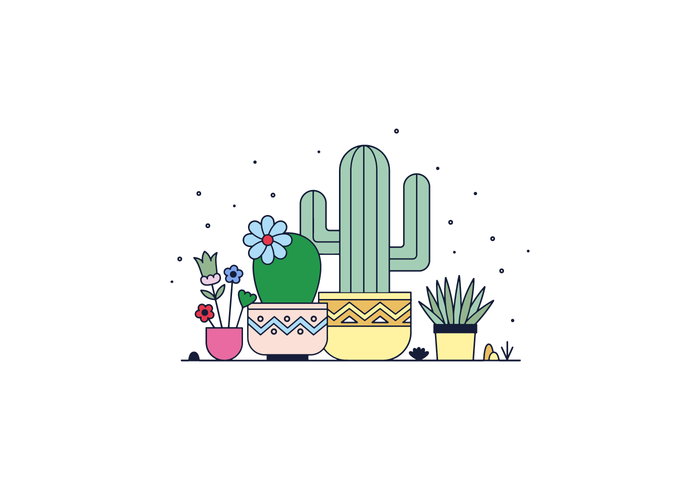 Cactus Free Vector Art 700x490 Cactus Free Vector Art