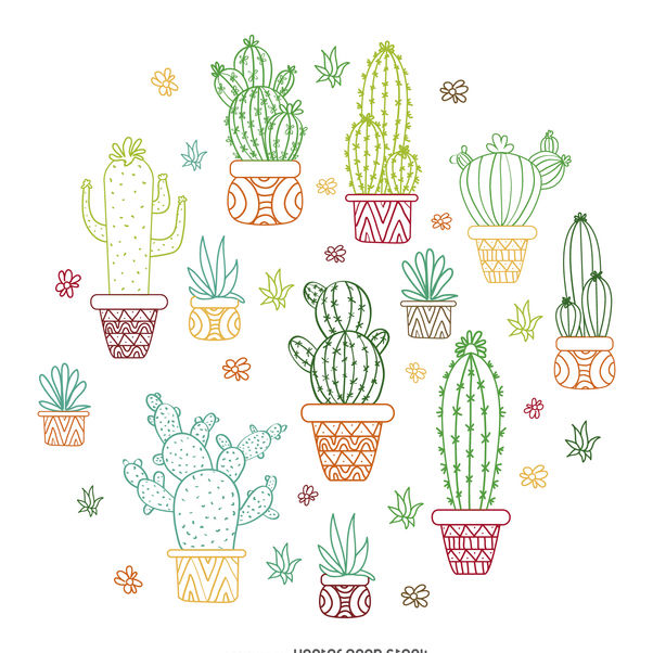 Cactus Outline Illustration Free Vector Download Cannypic 602x602 Cactus Outline Illustration Free Vector Download Cannypic