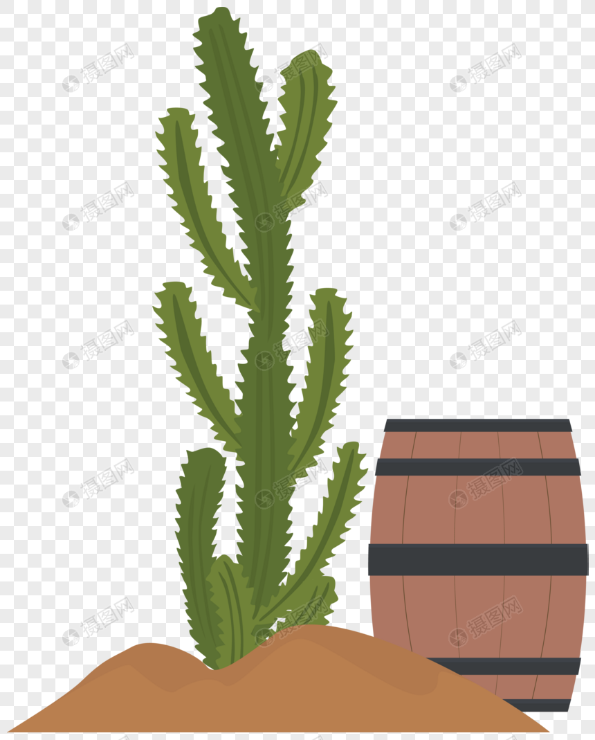 860x1069 Cactus Beer Barrel Vector Png Image Picture Free Download