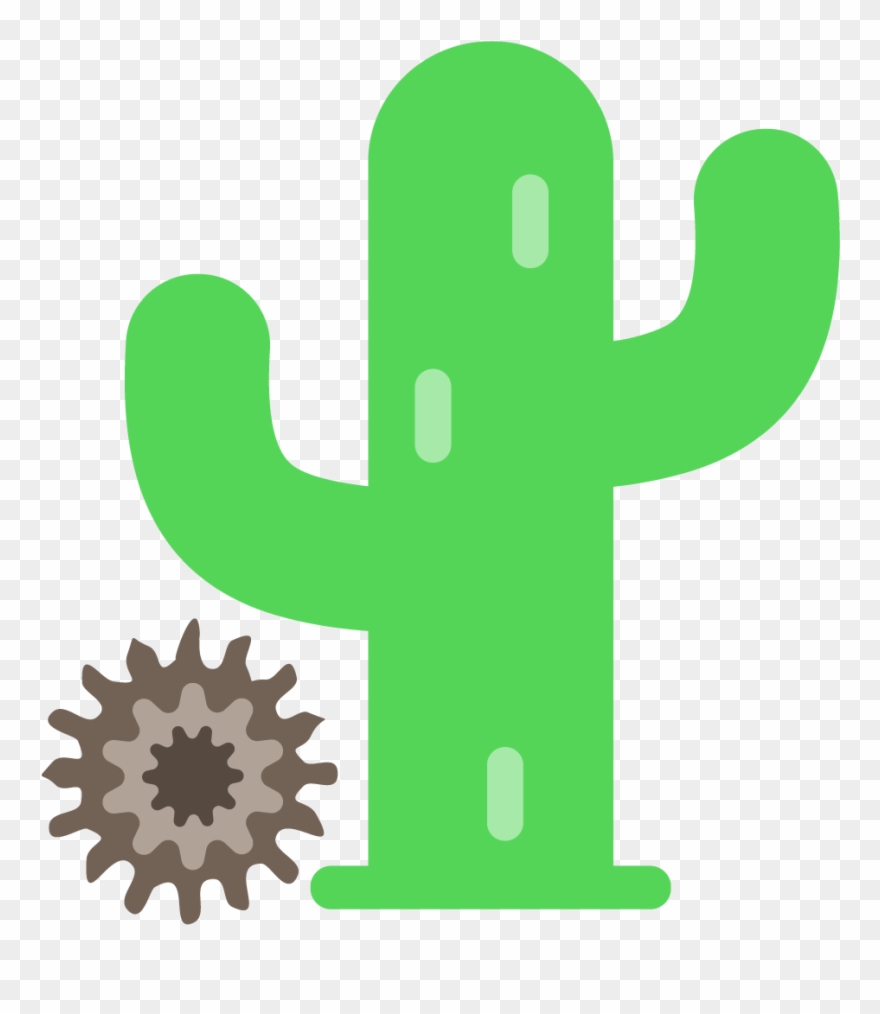 880x1014 Cactus Vector Png