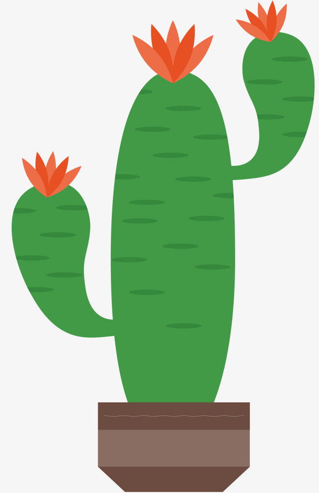 650x1005 Green Cactus Vector, Green Vector, Cactu