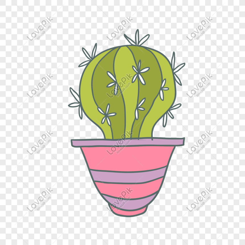 860x860 Summer Plant Cactus Potted Vector Png Image Picture Free Download