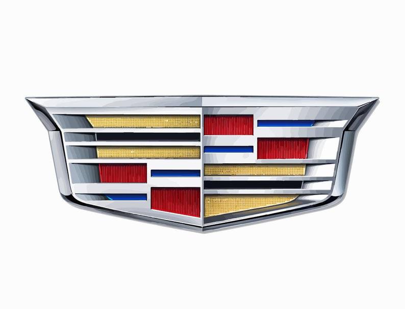 794x605 Cadillac Car Emblem Logo Vector Vectorized Print Ultra High Etsy