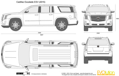 Cadillac Escalade Esv Vector Drawing 400x257 Cadillac Escalade Esv Vector Drawing