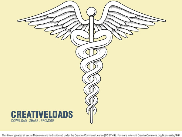 600x452 Vector Medical Caduceus Free Vector In Encapsulated Postscript