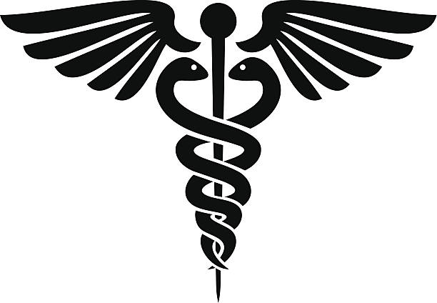612x424 Caduceus Medical Symbol Clipart