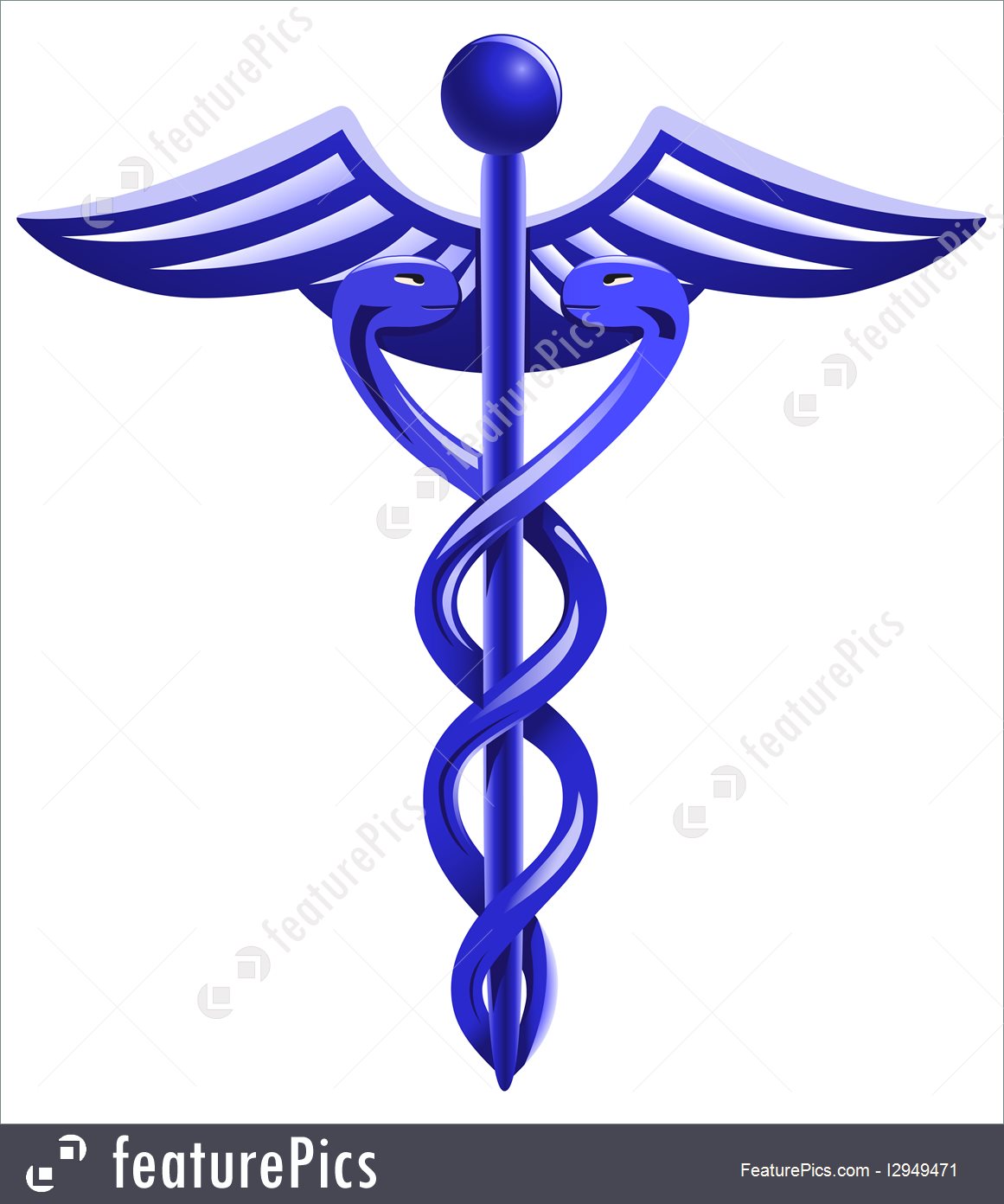 1161x1392 Emblems And Symbols Blue Caduceus