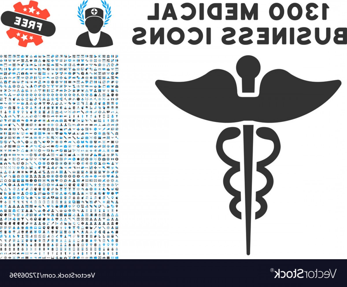 1200x991 Medicine Caduceus Symbol Icon With Medical Vector Soidergi