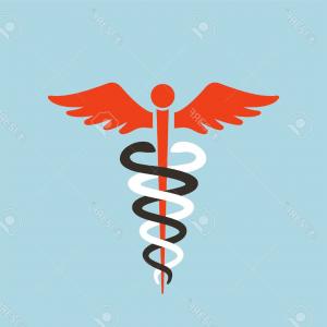 300x300 Caduceus Medical Symbol Vector Web Icon Createmepink