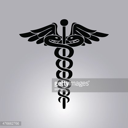 416x416 Caduceus Medical Symbol Vector Premium Clipart