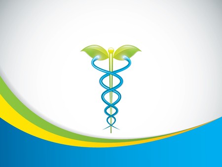 450x338 Herbal Caduceus Vector Illustration Royalty Free Vector Graphics