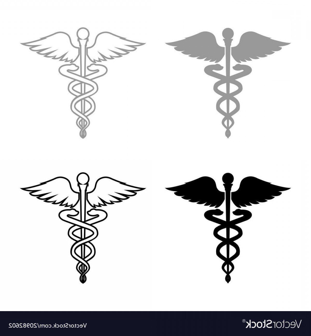 1200x1296 Caduceus Health Symbol Asclepiuss Wand Icon Set Vector Soidergi