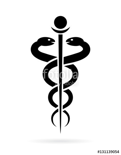 391x500 Caduceus Vector Icon Stock Image And Royalty Free Vector