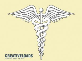 310x233 Medical Caduceus Free Vector Free Vectors Ui Download