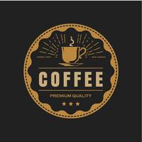 200x200 Coffee Logo Free Vector Art