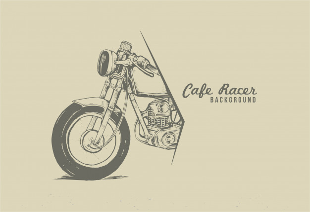 Motorcycle Cafe Racer Background For Event Poster Vector Premium 626x430 Motorcycle Cafe Racer Background For Event Poster Vector Premium