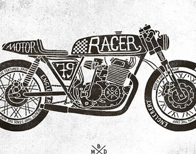 Cafe Racer Vector 404x316 Cafe Racer Vector