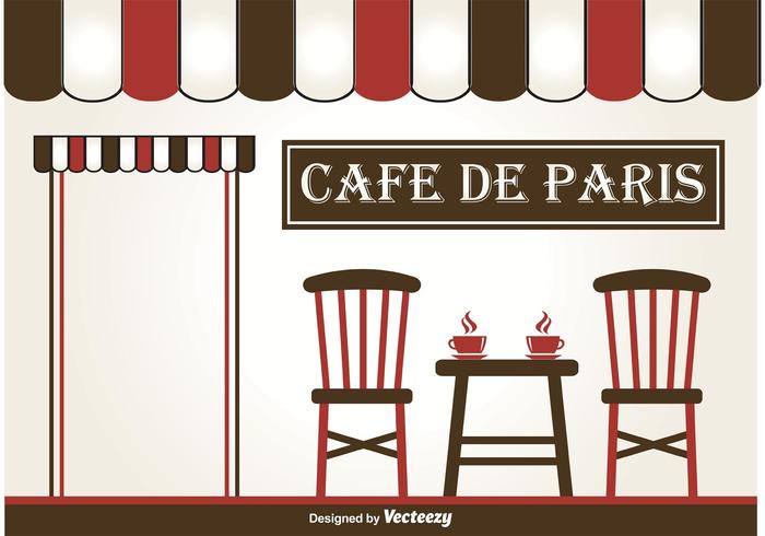 700x490 Outdoor Cafe Illustration