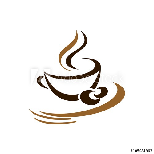 500x500 Coffe Cafe Vector Logo
