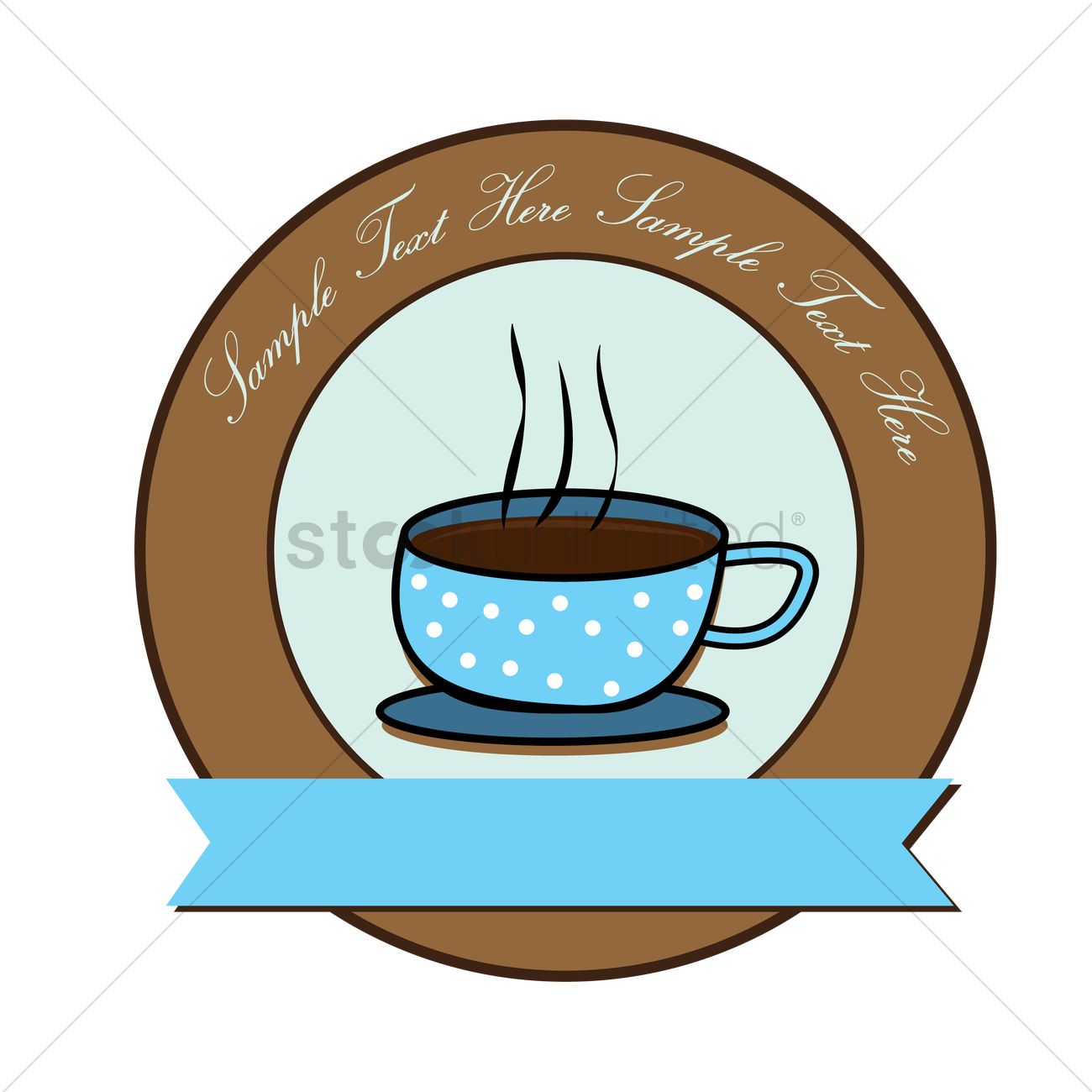 Cafeteria Coffee Logo Vector Image 1300x1300 Cafeteria Coffee Logo Vector Image