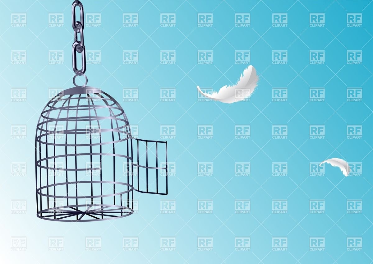 1200x849 Opened Cage Vector Image Of Objects Arkela