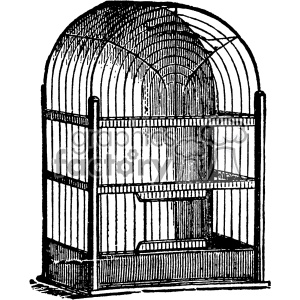 300x300 Vintage Bird Cage Vector Vintage Vector Art Gf Clipart
