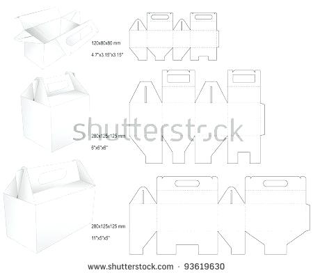 450x395 Cake Box Design Templates Packaging Template Download Free Vector
