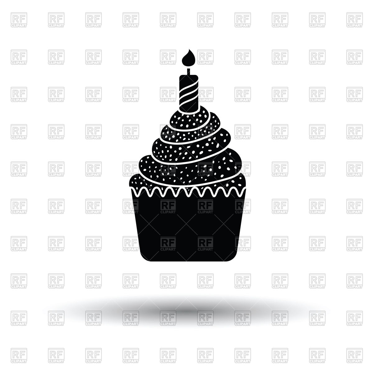 1200x1200 First Birthday Cake Icon Vector Image Of Signs, Symbols, Maps
