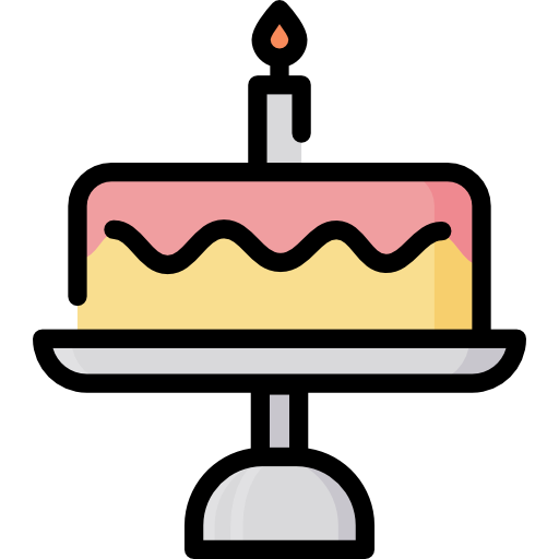 512x512 Birthday Cake Free Vector Icons Designed