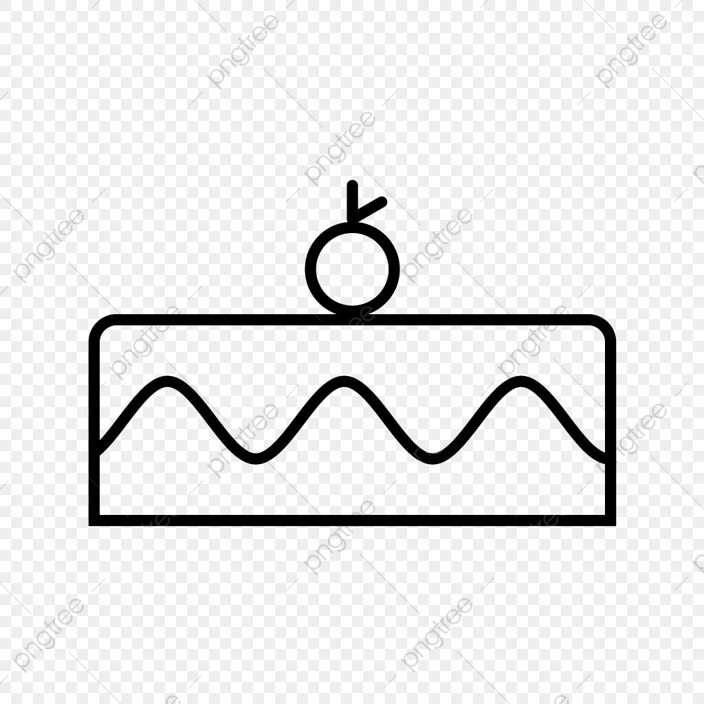 Small Cake Line Black Icon, Small Cake, Cake, Bake Png And Vector 1024x1024 Small Cake Line Black Icon, Small Cake, Cake, Bake Png And Vector