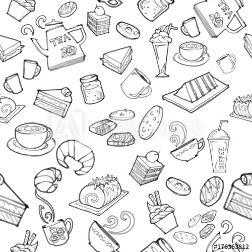 Various Coffee,cake,cupcake,sandwich,cookie Appetizer 500x500 Various Coffee,cake,cupcake,sandwich,cookie Appetizer