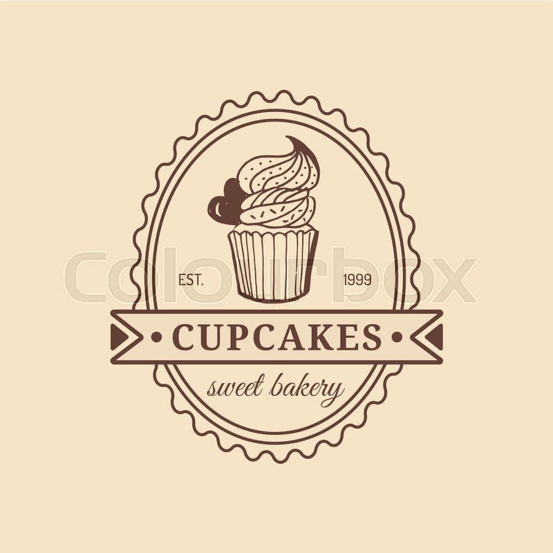 800x800 Vintage Bakery Logo Vector Stock Vector Colourbox