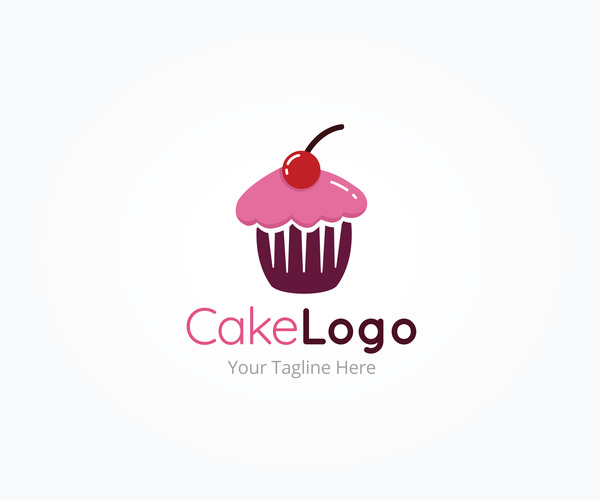 600x500 Cake Logo Vector Design Free Download