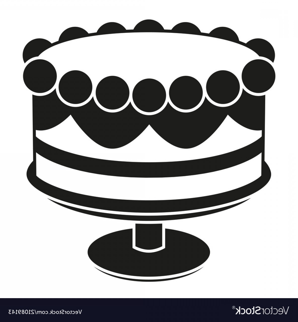 Download Cake Outline Vector at Vectorified.com | Collection of ...