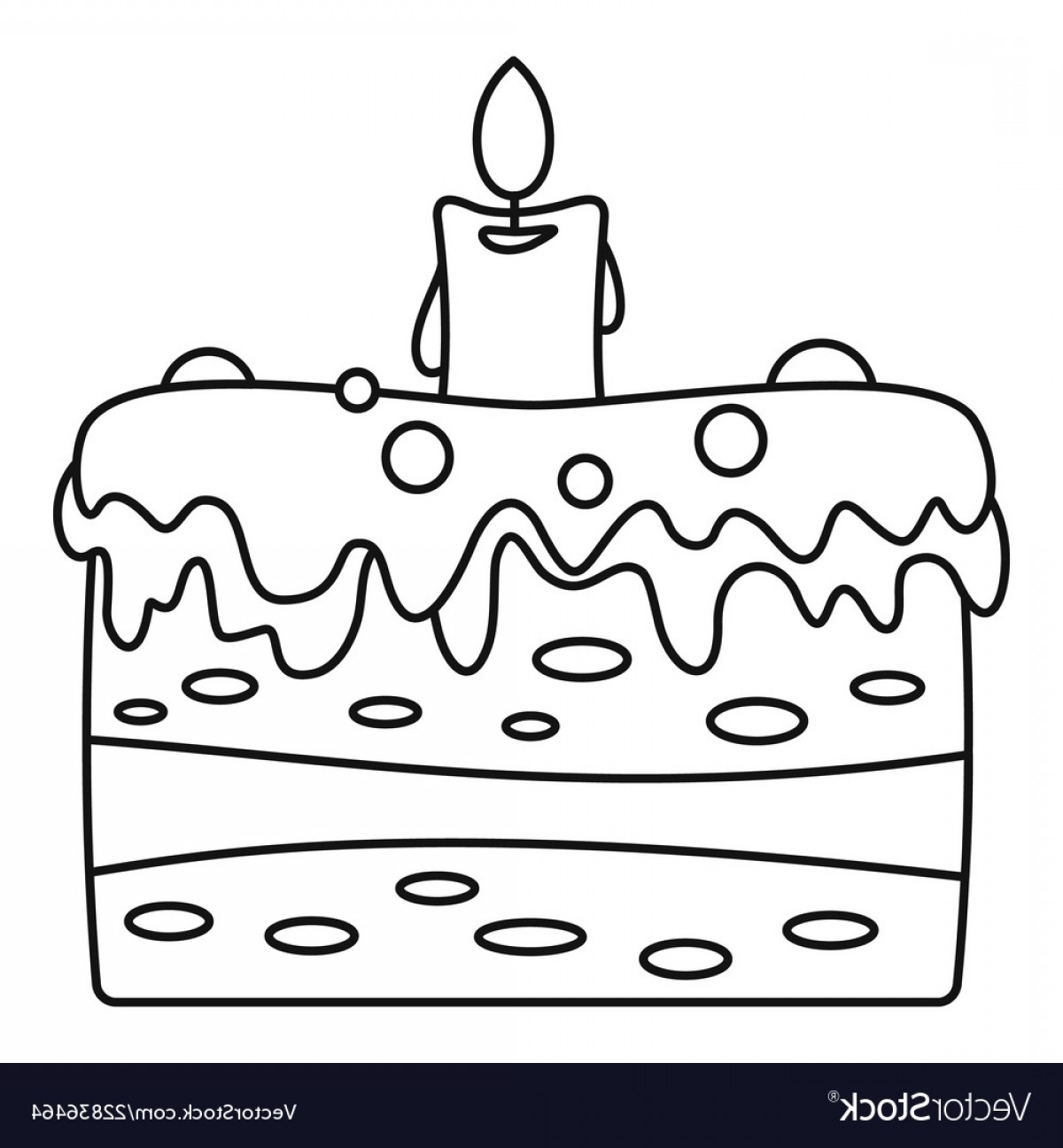 1200x1296 Chocolate Cake Icon Outline Style Vector Soidergi