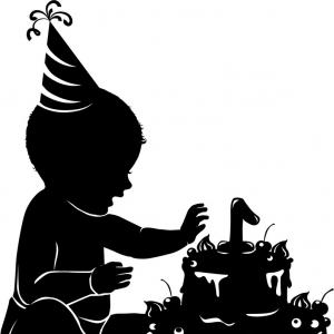 Cake Silhouette Vector