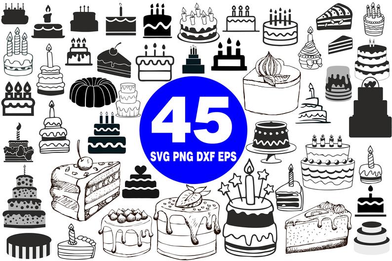 794x529 Cake Svgcake Bundle Svgcake Clipartsvg For Etsy